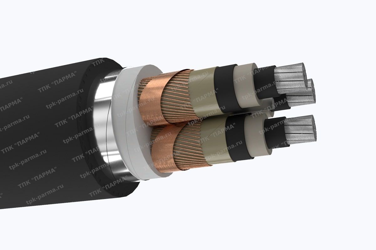 Кабель АПвБВнг(A)-LS 3х300/120 - 10кВ